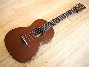 1950's C.F. Martin Style 1 Tenor Ukulele Uke Vintage Mahogany w/ Original Case