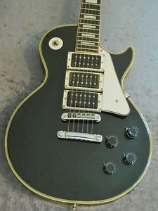 Greco 1978 EG EG600P 3PU Black Les Paul Japan Guitar