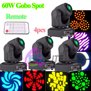 4pc 60W RGBW LED Stage Light DMX 9/11CH Moving Head Gogo Spot moving sharpy beam