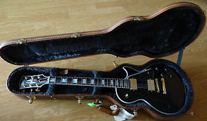 2015 Memphis ES Les Paul Custom (Semi-hollowbody) Electric Guitar with OHSC