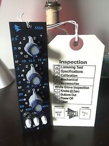 API Audio 550-A 3-Band EQ **OPEN BOX** MINT!!!
