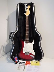 1989 Fender Stratocaster Plus Electric Guitar & Hard Case - Crimson Frost