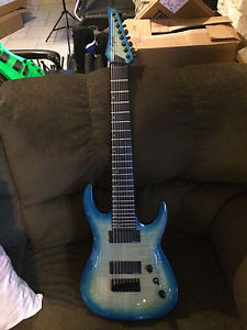 Agile 827 Oceanburst 8 string guitar