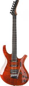 Parker DF1024FMRCG Solid-Body MaxxFly Radial Neck Join Cognac Electric Guitar