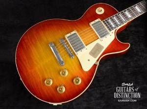 Gibson Custom True Historic 1960 Les Paul Reissue Electric Guitar Murphy Aged Vintage Cherry Sunburst (SN:05199)