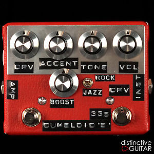 NEW SHIN'S MUSIC DUMBLOID 335 BOOST HANDMADE DUMBLE OVERDRIVE PEDAL RED TOLEX