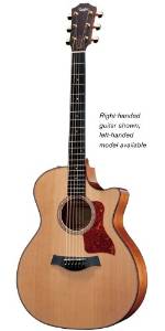 Taylor Guitars 514ce-L Grand Auditorium Acoustic Electric Guitar, Left Handed