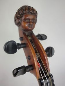 Kleine alte Geige nach Gusetto Guseto C.A. Wunderlich Siebenbrunn um 1900 ~ 1920