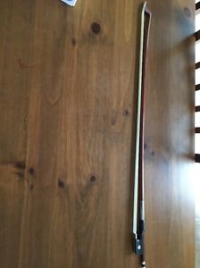 John Horst Pernambuco Used Cello Bow 4/4 Silver Excellent Condition Ebony Frog