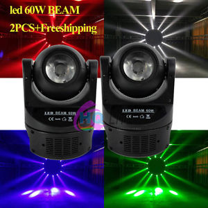 60W 4in1 RGBW Endless Rotation DMX 512 Led Beam Moving Head Light DJ Stage Light