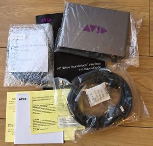Avid Pro Tools HD Native Thunderbolt and Pro Tools HD software
