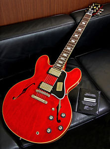 Used Gibson Custom Shop 1963 ES-335 Block Staind Cherry w/GROVERS