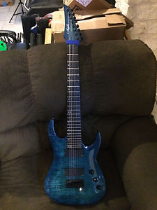 Agile 827 Blue Flame 8 string guitar
