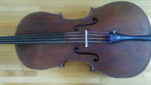 Old/Antique 4/4 Cello No label Sounds and plays well protec case