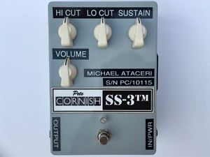 Very Rare! Pete Cornish SS-3TM Sustainer Booster Guitar Effect Pedal