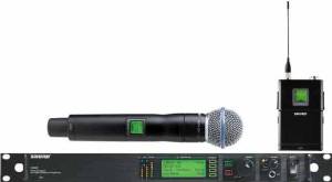 Shure UR124S/Beta58 Combo Wireless System, H4