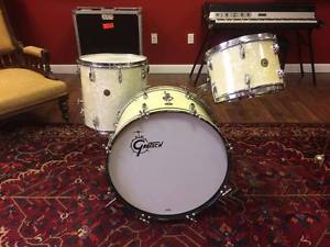 1953 Gretsch round badge 22/16/13 white marine pearl WMP vintage drums