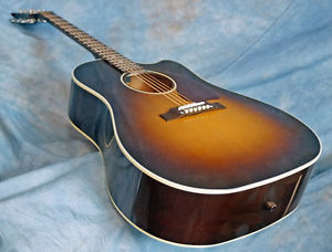 Gibson Acoustic J-45 Vintage Sunburst w/ Cutaway LR Baggs ATC Active pickups/