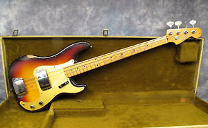 1959 FENDER PRECISION BASS  - SUNBURST - ANDY BAXTER BASS & GUITARS LTD