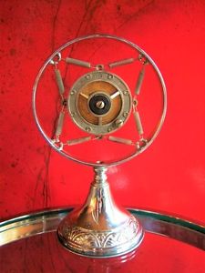 Vintage RARE 1920's Ellis Electrical Lab model 10 spring microphone w stand old