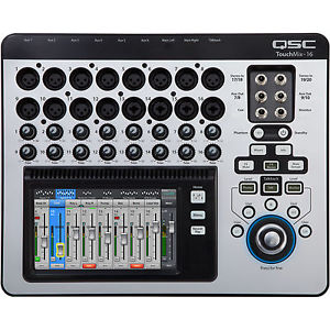 QSC TouchMix 16 Compact 20 Channel Digital PA Mixer Touchscreen Touch Mix 16