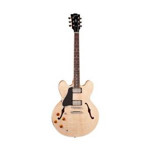 Gibson Memphis ESDTLANNH1 Left Handed Nickel Hardware Semi-Hollow-Body Electric Guitar - Antique Natural
