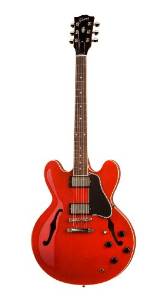 Gibson Custom ES-335 Dot Electric Guitar, Cherry, Plain Maple
