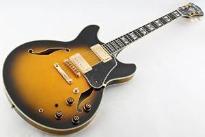 Free Shipping Ibanez As200 Vintage Yellow Sunburst Electric Guitar