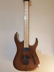 Custom Shred Guitar with Maple Neck, Ash & Walnut Body