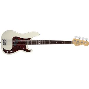 Fender American Standard Precision P-Bass Rosewood w/Case Olympic White DEMO