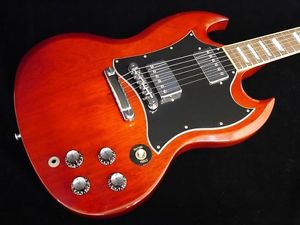 Free Shipping Used Gibson SG Standard 2003 -Cherry- Large Pickguard Thin Neck