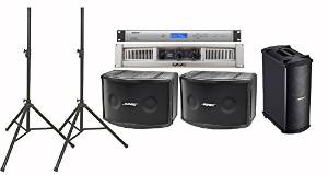 Bose 802 III Loudspeakers Bose Pro Audio Portable Sound System Package Includes QSC GX5 Power Amplifier