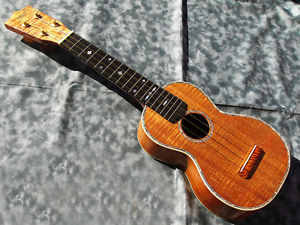 2015 Mac Guitars US-4K "Proto" AAA-Grade Flame koa 343mm Scale "Mint Condition"