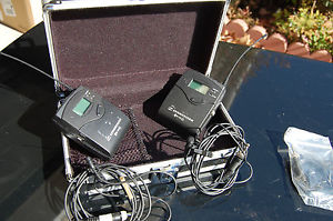 Sennheiser ew 100-ENG G3 Lavalier Wireless Mic Kit w/ MKE-2 Gold Lav Mic + extra