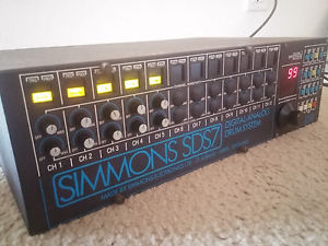 Vintage Simmons Drums SDS 7 Electronic Digital Analog Drum Syntheiszer. '85