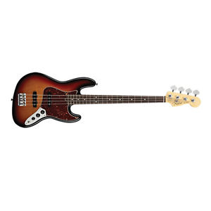 Fender American Standard Jazz Bass Rosewood w/Case 3Tone Sunburst DEMO