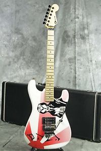 CHARVEL Warren De Martini Signature BOMBER w/HardCase Used #U019