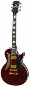 Gibson Les Paul Custom Electric Guitar, Wine Red