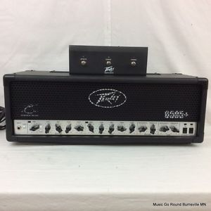 Peavey 6505+ 120 watt tube amp head with foot switch, excellent condition!