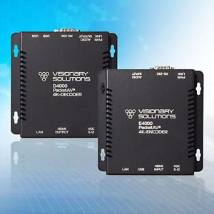 Visionary Solutions E4000 A/V over IP Encoder- NEW! - Questions?  877-640-8205