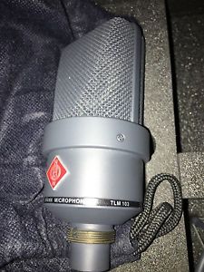 Neumann TLM103 Anniversary Package TLM 103 Gun Metal Blue New With Case New LOOK