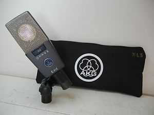 AKG C414 XLS CLASSIC LARGE DIAPHRAGM CONDENSER MICROPHONE WITH CLIP AND POUCH
