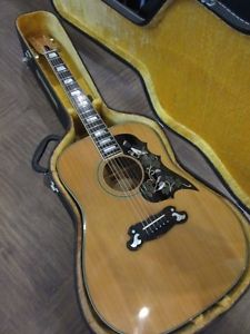 YAMAHA L-12SN 1970s Player's conditiion w/Hard Case Acoustic Guitar EMS Shipping