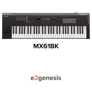 Yamaha MX61BK 61-Key Keyboard Synthesizer Black- BRAND NEW!!