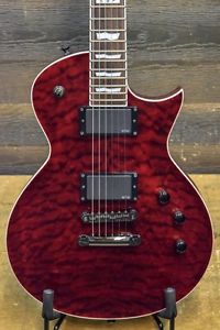 2009 ESP Standard Eclipse-II See-Thru Black Cherry Guitar w/ Case - #SS0927515