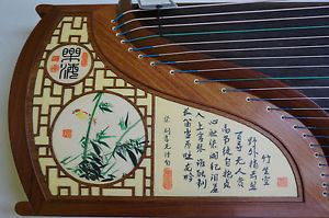 Chinese Guzheng, Chinese Zither Harp, ' Zhu Yan wave month'