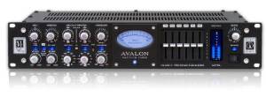 Avalon Design VT-747SP-B | Tube Stereo Discrete Class-A Spectral Opto-Compressor 6 Band Passive EQ Black