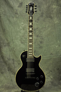 Epiphone Limited Edition Matt Heafy Les Paul Custom-7 Ebony *NEW* F/S From Japan