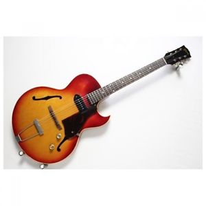 Gibson ES-125TC Hollow Body Cherry Burst Used Electric Guitar W Hard Case Japan