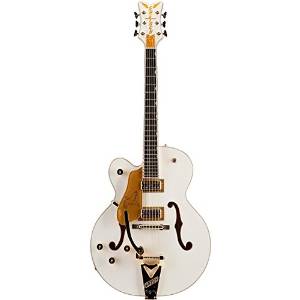 Gretsch Guitars G6136T White Falcon Left-Handed Hollowbody with Bigsby Electric Guitar White